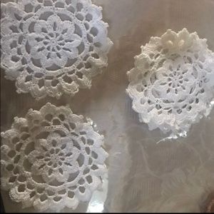 COPY - Crochet Doilie lot of 6